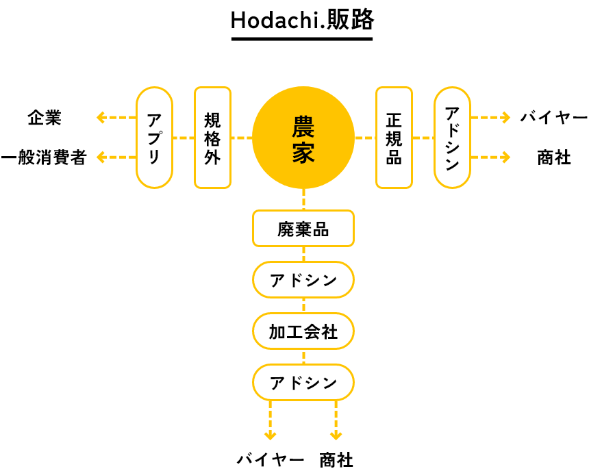 hodachiさんの販路写真